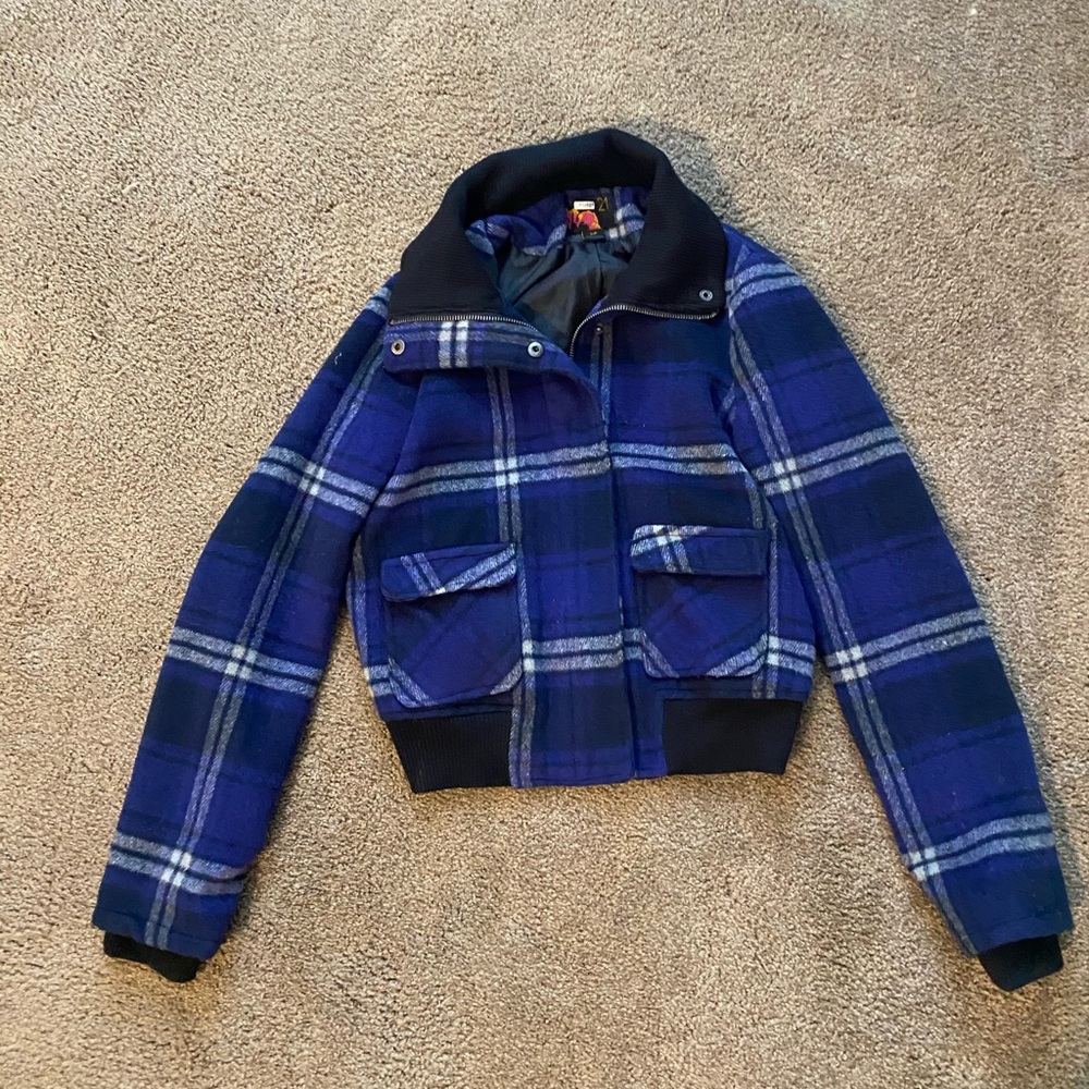 Stylish plaid sweater